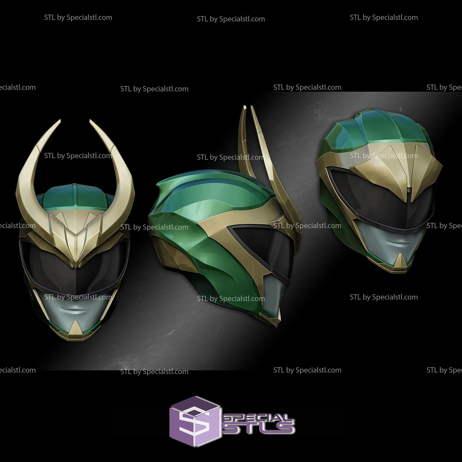 cosplay stl files loki ranger helmet 3D print model - Mito3D