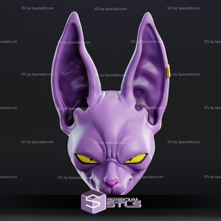 cosplay stl File signore beerus casco 3d Stampa indossabile 3d print model - Mito3D