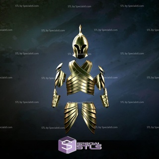 cosplay stl files lord rings elven elite noldorin soldier armor 3d print model - Mito3D