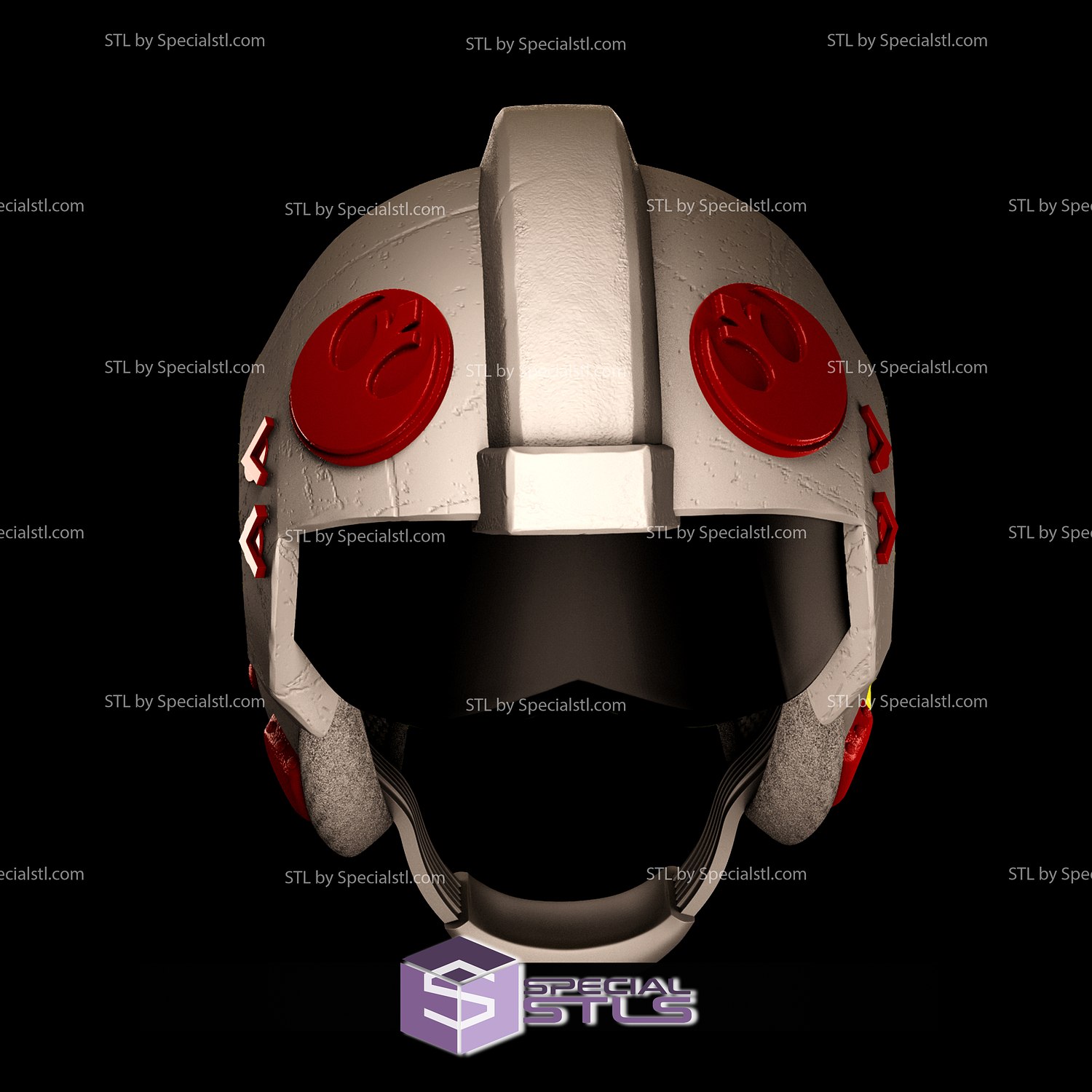 cosplay stl files luke leia helmet starwars 3d model 3D print model - Mito3D