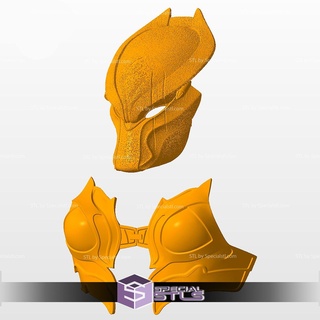 Cosplay stl Dateien Machiko noguchi Raubtier Helm Truhe Rüstung 3d print model - Mito3D