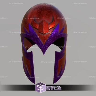 cosplay stl arquivos magneto refazer capacete especial 3d print model - Mito3D