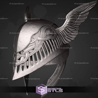 cosplay stl files malenia winged helmet elden ring 3d print model - Mito3D