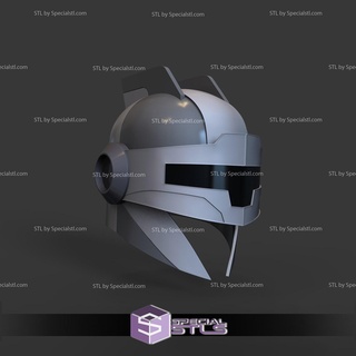 cosplay stl archivos mandalore policía casco 3d impresión usable 3d print model - Mito3D