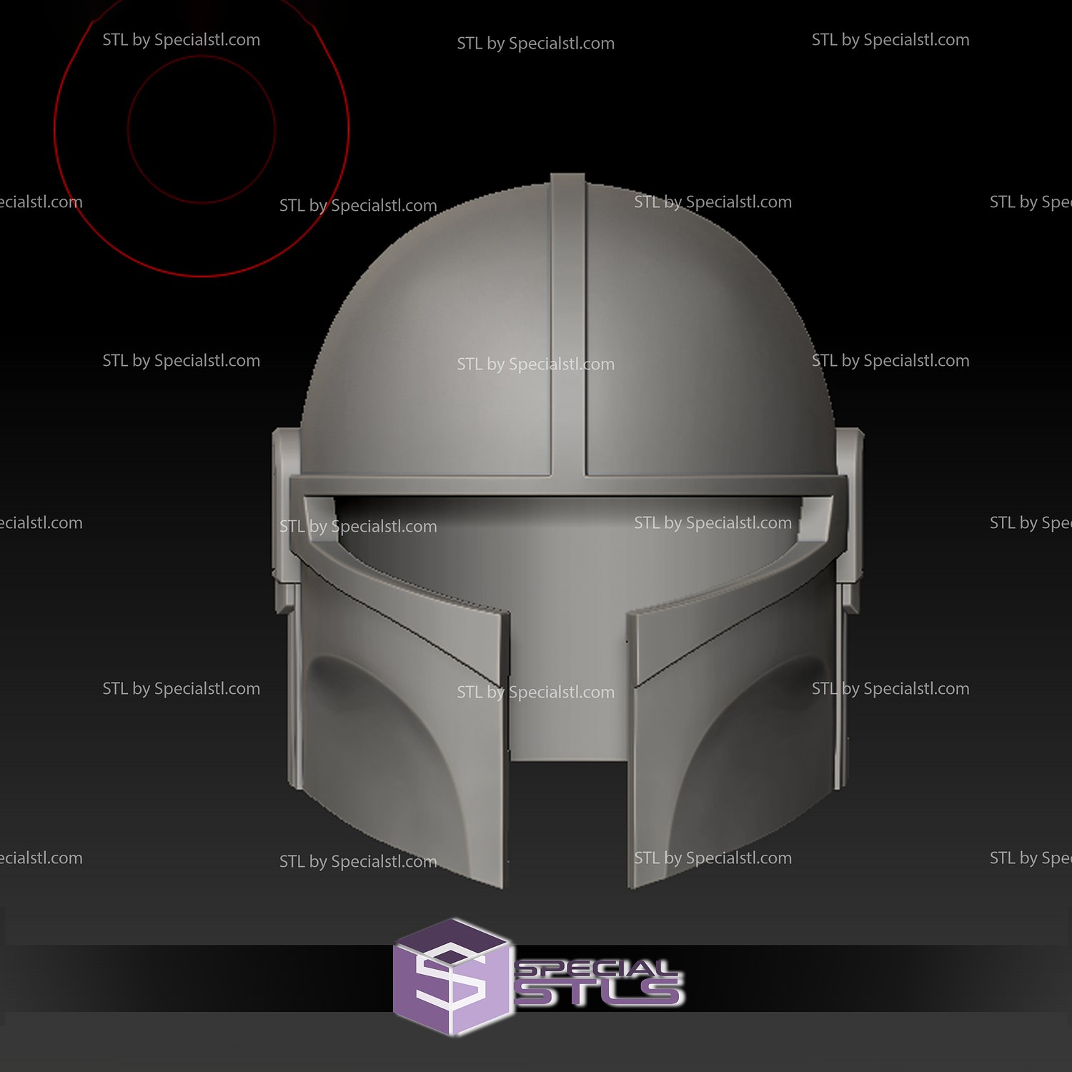 cosplay stl files mandalorian youngling helmet 3D print model - Mito3D