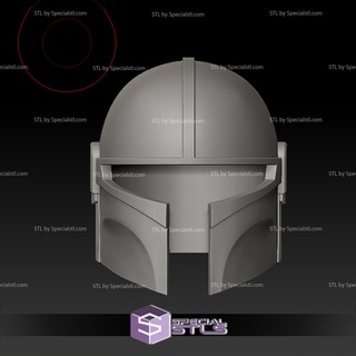 cosplay stl files mandalorian youngling helmet 3d print model - Mito3D