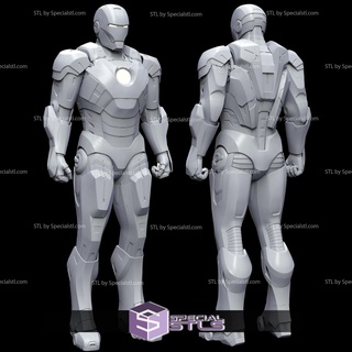 cosplay stl dossiers marque vii Tony rigide armure mk 7 costume 3d print model - Mito3D