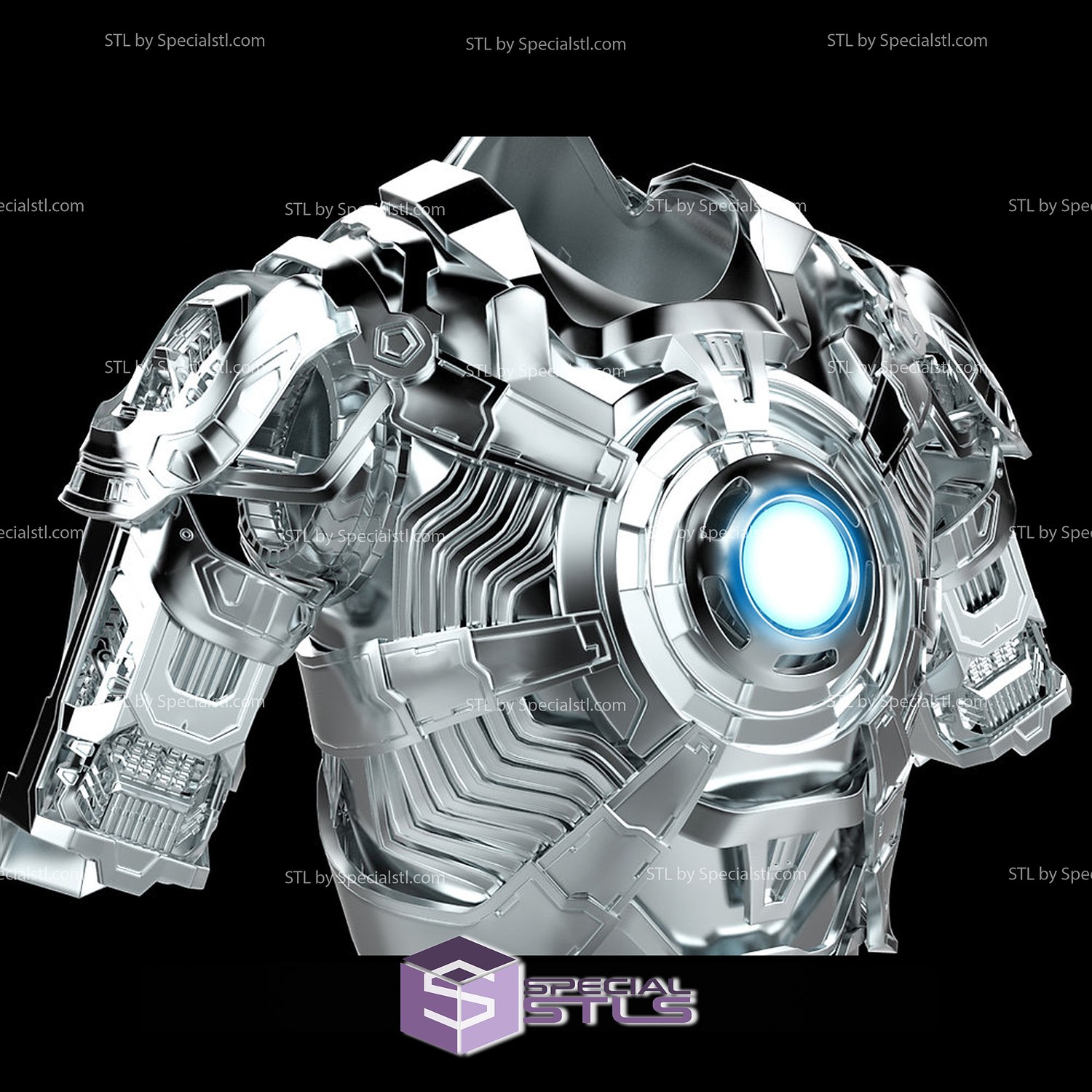 cosplay stl files mark xlii inner parts armor mk 42 concept 3D print model - Mito3D