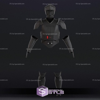 cosplay stl File marrok inquisitore armatura 3d Stampa indossabile 3d print model - Mito3D