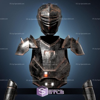 cosplay stl files marrok inquisitor armor v2 3d print wearable 3d print model - Mito3D