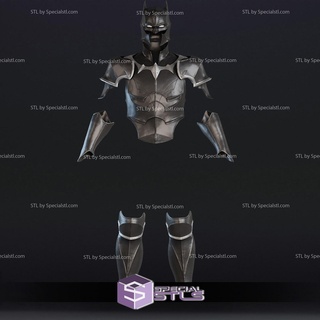 cosplay stl arquivos medieval batman armaduras vestível 3d impressão 3d print model - Mito3D