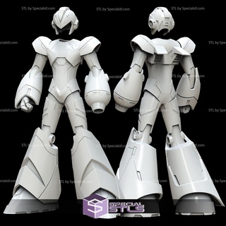 cosplay stl files mega man x armor 3d print model - Mito3D