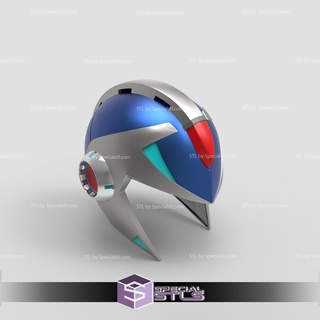 cosplay stl archivos megaman casco 3d impresión usable 3d print model - Mito3D