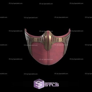 Kostüm oyunu stl Dosyalar Milleena maske ölümlü kombat 3d baskı heykelcik 3d print model - Mito3D