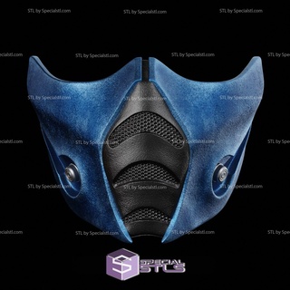 cosplay stl files mk9 sub zero mask wearable 3d print 3d print model - Mito3D
