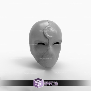 Cosplay stl Dateien Mond Ritter Maske passen Ausführung 3d drucken tragbar 3d print model - Mito3D