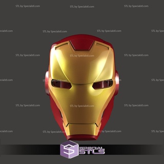 cosplay stl files new century iron man helmet 3d print model - Mito3D