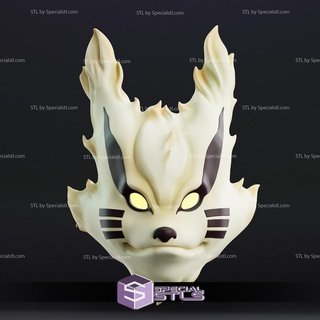 Cosplay stl Dateien Schwänze kurama Maske tragbar 3d drucken 3d print model - Mito3D