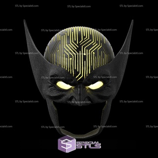 cosplay stl files omega wolverine mask 3d print wearable 3d print model - Mito3D