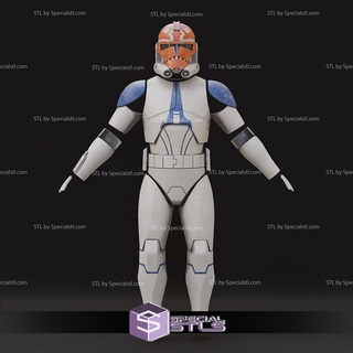cosplay stl files phase 2 animated clone trooper armor 3d print cosplay stl files phase 2 animated clone trooper armor 3d print  3d print model - Mito3D