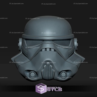 cosplay stl arquivos Estágio Sombrio Soldado capacete Guerra Estrelas 3d impressão vestível 3d print model - Mito3D