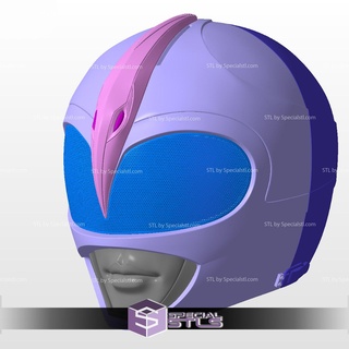 cosplay stl File rosa ranger classico casco potente morphin energia 3d print model - Mito3D