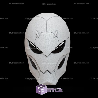 cosplay stl files poison spider-man mask 3d print wearable 3d print model - Mito3D