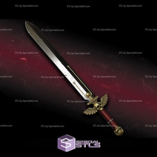 Cosplay stl Dateien Leistung Schwert Kriegshammer 40k 3d drucken 3d print model - Mito3D