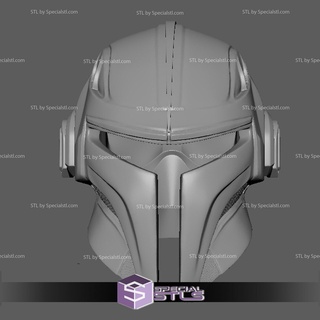 cosplay stl files predalorian helmet 3d print model - Mito3D