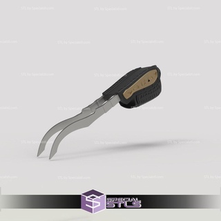 Kostüm oyunu stl Dosyalar Av yırtıcı bilek bıçaklar 3d Yazdır giyilebilir 3d print model - Mito3D