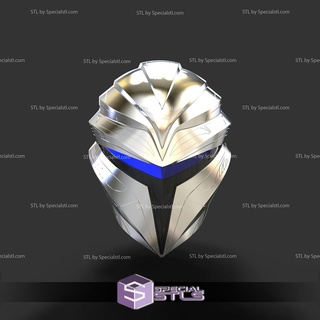 cosplay stl File mercurio silverhawks casco 3d print model - Mito3D