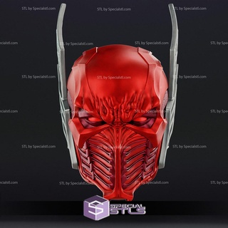 cosplay stl files red death mask wearable 3d print 3d print model - Mito3D
