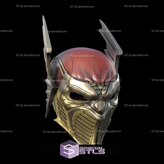 cosplay stl archivos rojo muerte máscara 3d print model - Mito3D