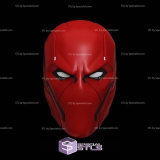 cosplay stl files red hood beyond helmet gotham knights 3d print wearable 3d print model - Mito3D