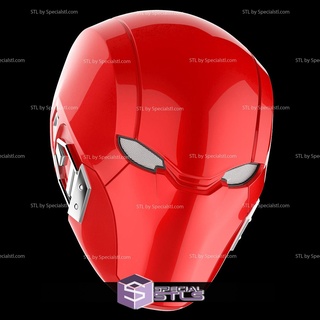 cosplay stl File rosso cappuccio ingiustizia 2 casco 3d print model - Mito3D