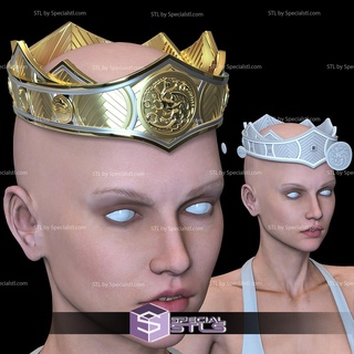 Kostüm oyunu stl Dosyalar rhaenyra Targaryen taç kral viserys ev Ejderha 3d print model - Mito3D