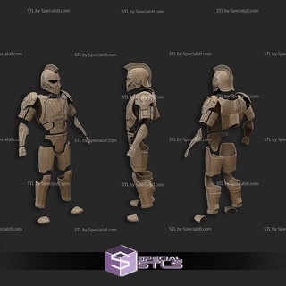 cosplay stl archivos romano infantería traje 3d impresión usable 3d print model - Mito3D