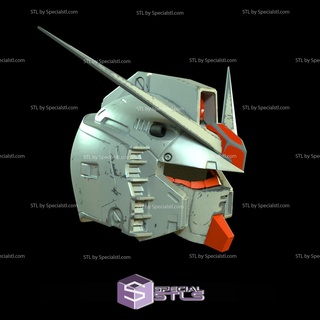 cosplay stl File rx78 gundam casco 3d print model - Mito3D