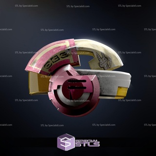 cosplay stl files sabine pacer agoyo helmet v2 3d print model - Mito3D
