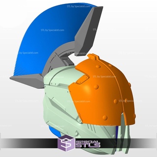 cosplay stl files saint-14 helmet destiny 2 lore 3d print model - Mito3D