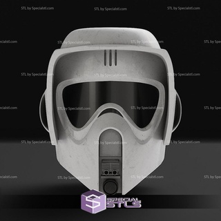 cosplay stl arquivos batedor Soldado capacete 3d impressão 3d print model - Mito3D