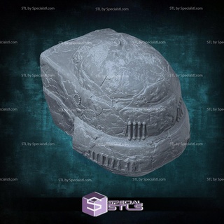 cosplay stl dossiers scout soldat crâne casque 3d impression portable 3d print model - Mito3D