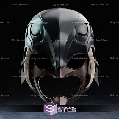 cosplay stl archivos sengoku negro guardabosque casco especialstl 3d print model - Mito3D