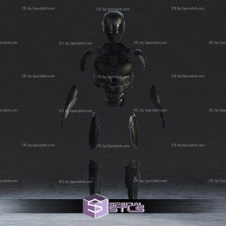 cosplay stl files snake eyes 2021 full armor 3d print model - Mito3D