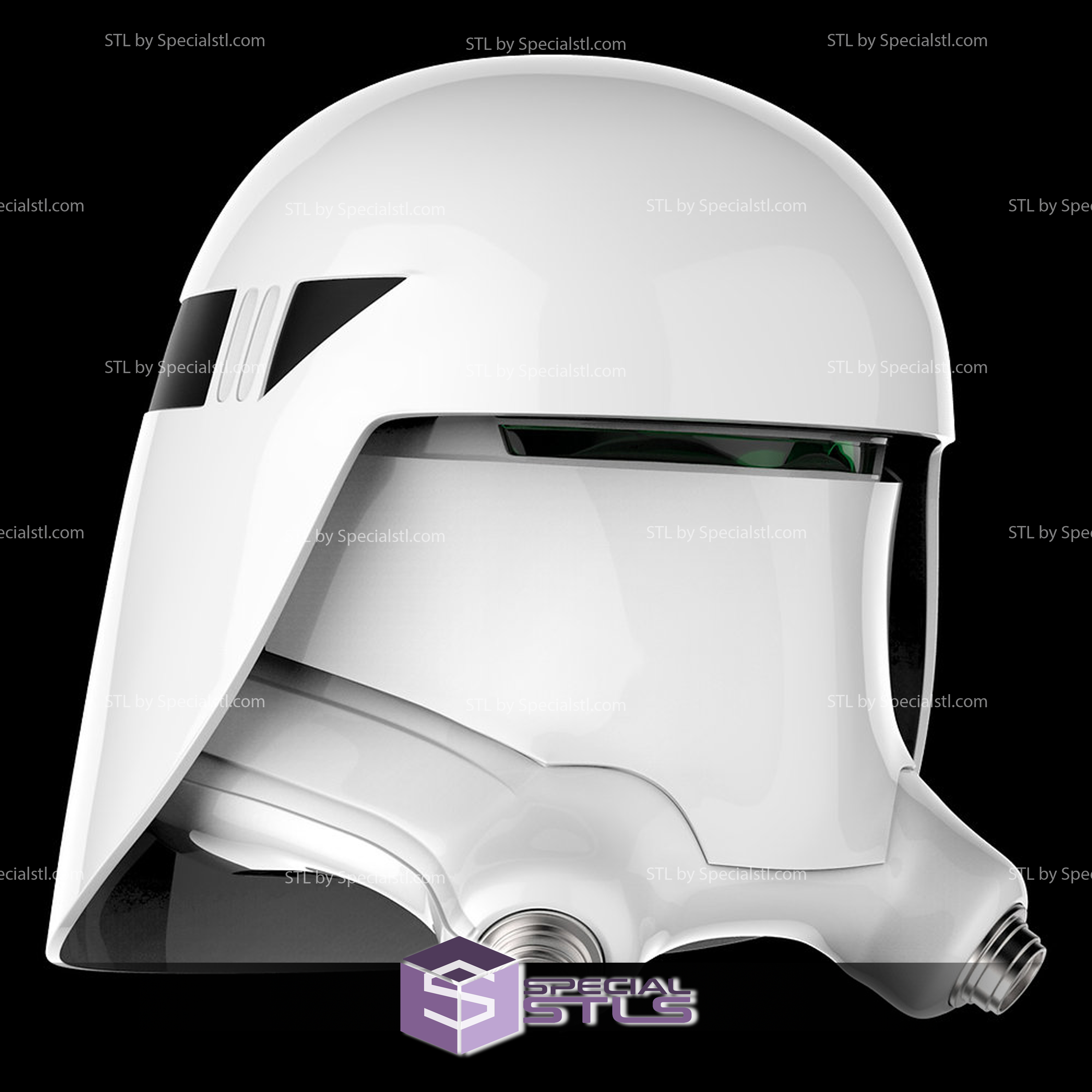 Cosplay stl Dateien Snowtrooper Helm 3D print model - Mito3D