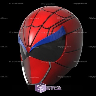 cosplay stl files spider man power ranger mask 3d print wearable 3d print model - Mito3D