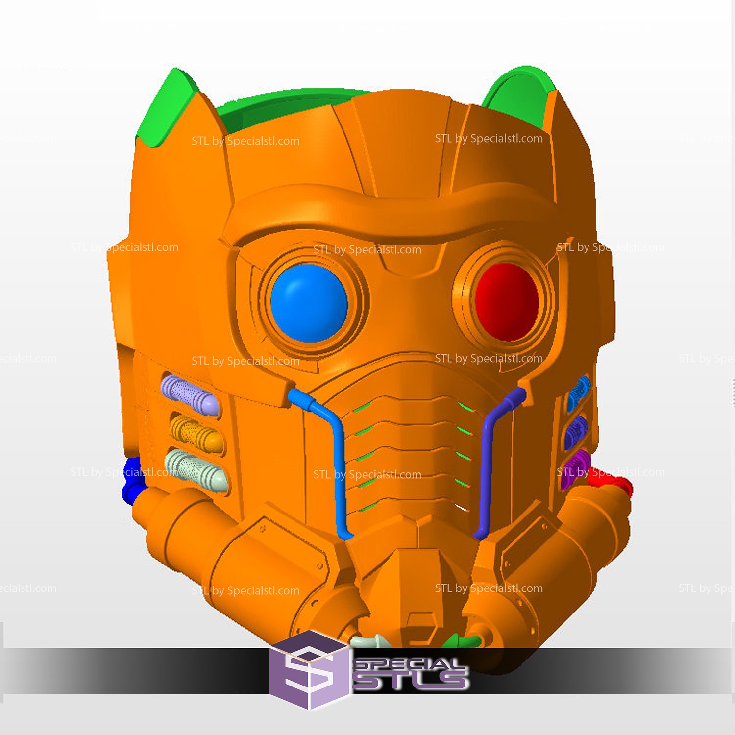 Cosplay stl Dateien Star Herr Helm v3 3D print model - Mito3D