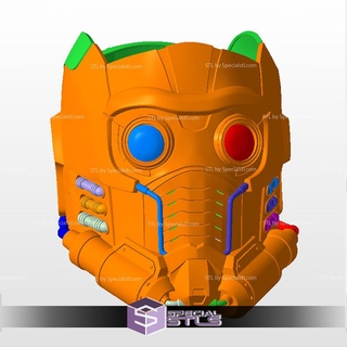 cosplay stl arquivos Estrela senhor capacete v3 3d print model - Mito3D