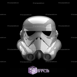 cosplay stl archivos Stormtrooper casco 3d impresión usable 3d print model - Mito3D