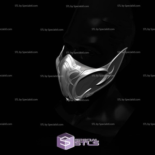 Cosplay stl Dateien Null Maske sterblich kombat 3d Drucken Figur 3d print model - Mito3D